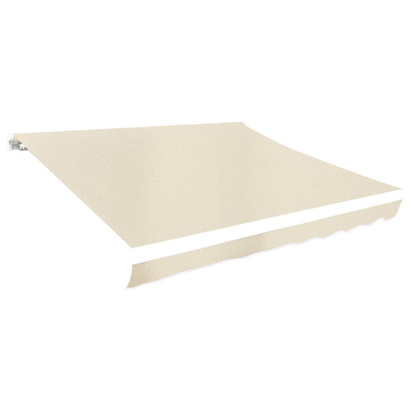 vidaXL Awning Top Sunshade Canvas Cream 6 x 3 m