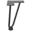 vidaXL Hairpin Legs for Coffee Table 4 pcs Anthracite 20 cm Solid Steel
