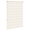 vidaXL Zebra Blind Marble Beige 100x150 cm Fabric Width 95.9 cm Polyester