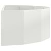 vidaXL Planter White 120 x 60 x 35 cm Steel