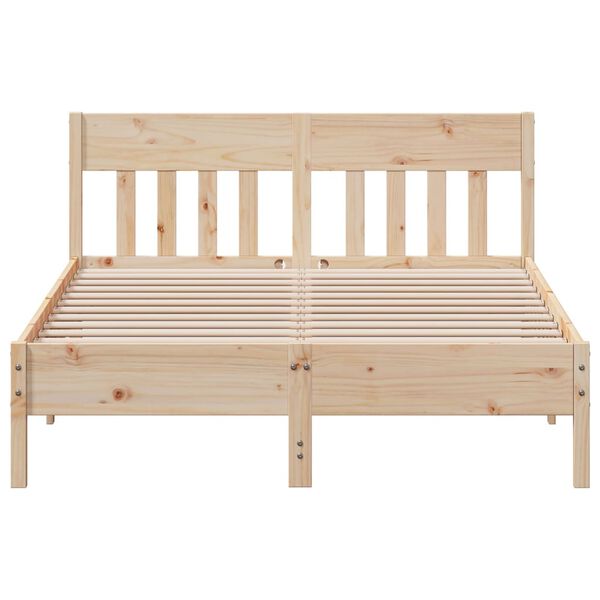 vidaXL Bed Frame without Mattress 120x200 cm Solid Wood Pine