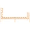 vidaXL Bed Frame without Mattress 100x200 cm Solid Wood Pine