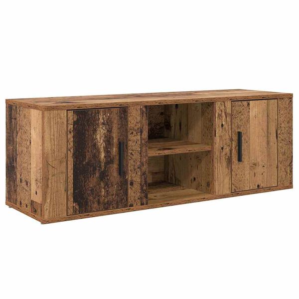 vidaXL TV Cabinet Old Wood 100 x 31.5 x 35 cm Engineered Wood
