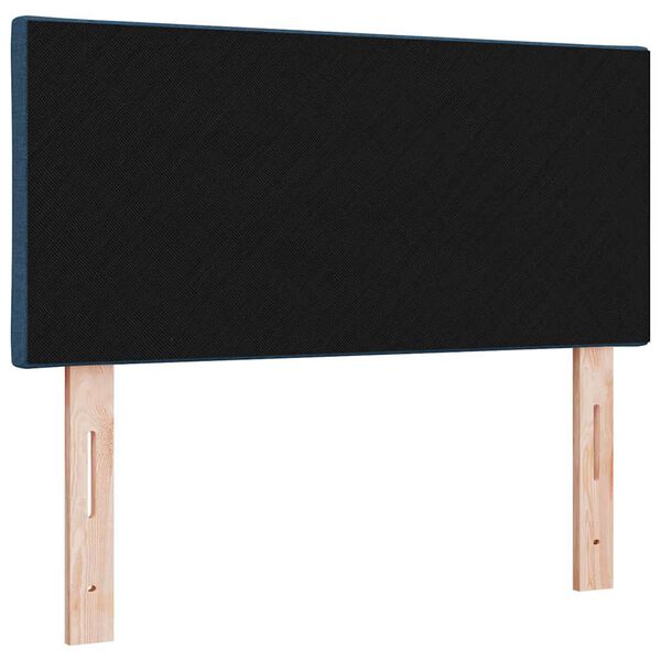 vidaXL Headboard with Headboard Blue 90 cm Faux Leather