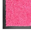 vidaXL Doormat Washable Pink 60x90 cm