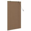 vidaXL Roller Blind with Curtains Manual Brown 90 x 160 cm Bamboo