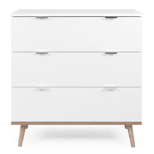 Finori Chest of Drawers G&ouml;teborg 1 White and Sonoma Oak