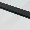vidaXL Sliding Door with Hardware Set Black 76x205 cm ESG Glass