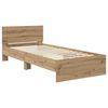 vidaXL Bed Frame Artisan Oak 100 x 200 cm Engineered Wood
