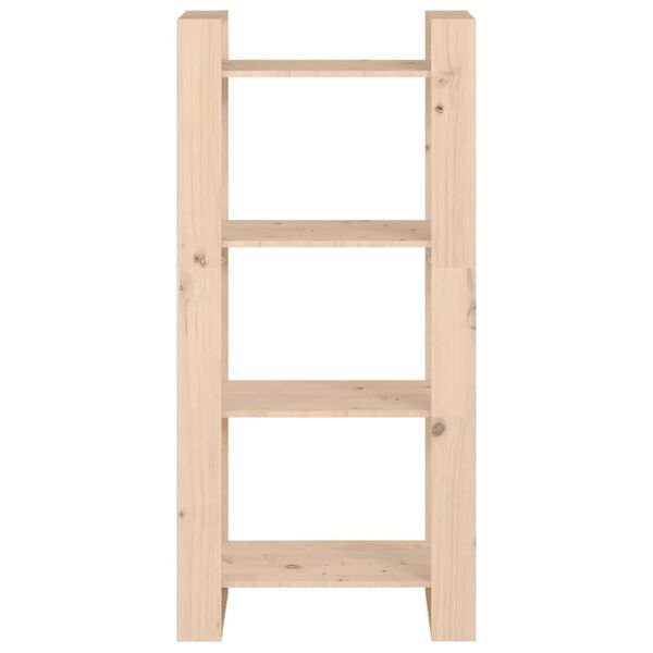 vidaXL Book Cabinet/Room Divider 60x35x125 cm Solid Wood