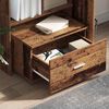 vidaXL Desk with Drawer Old Wood 131.5 x 50 x 106.5 cm Engineered Wood