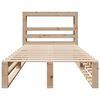 vidaXL Bed Frame without Mattress 75x190 cm Small Single Solid Wood Pine