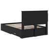vidaXL Bed Frame with Drawer with Headboard Manual Engineered Wood