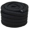 vidaXL Boat Rope Full Black PP