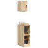 vidaXL Garage Cabinets 2 pcs Sonoma Oak Engineered Wood