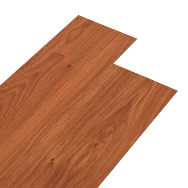 vidaXL Self-adhesive PVC Flooring Planks Brown 5.02 m&sup2; 2 mm Brown Wood