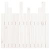 vidaXL Wall Headboard White 82.5x3x80 cm Solid Wood Pine