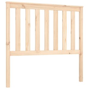vidaXL Bed Headboard 106x6x101 cm Solid Wood Pine