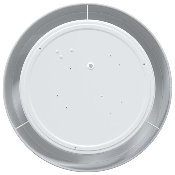 vidaXL Ceiling Lamp Grey 30 x 13.5 cm Fabric