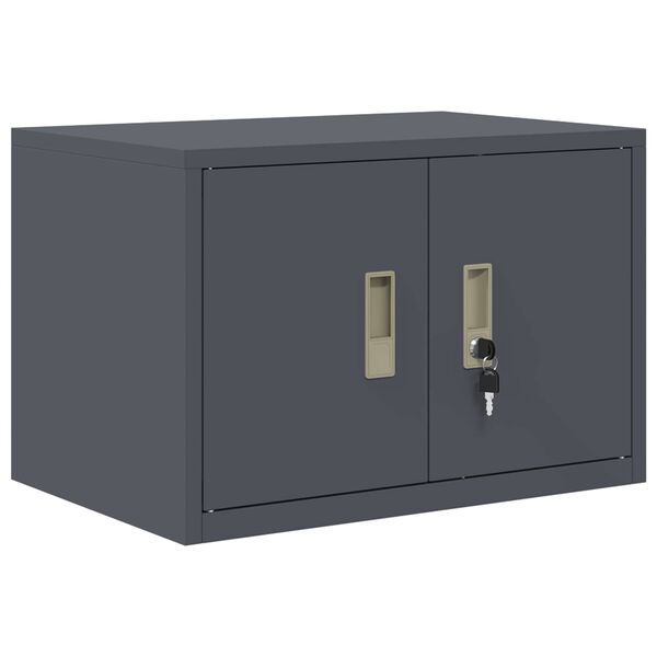 vidaXL Storage Cabinet Anthracite 60 x 40 x 40 cm Steel
