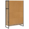 vidaXL Book Cabinet Artisian Oak 80 x 30 x 121 cm Engineered Wood