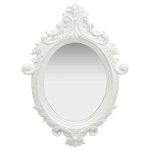 vidaXL Wall Mirror Castle Style 56x76 cm White