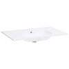 vidaXL Built-in Wash Basin 605x460x105 mm SMC White