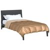 vidaXL Summer Duvet Gold 155 x 220 cm Satin and Microfiber