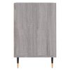 vidaXL TV Cabinet Grey Sonoma 100x35x55 cm Engineered Wood