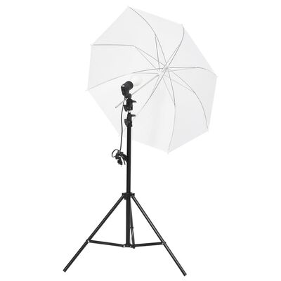 vidaXL Studio Lighting Kit with Tripods & Umbrellas