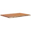 vidaXL Table Top 80x60x2.5 cm Rectangular&nbsp;Solid Wood Acacia Live Edge