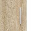 vidaXL Wall-mounted Cabinet with Shelf Sonoma oak 55 x 29 x 100 cm