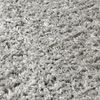 vidaXL High Pile Shaggy Rug Grey 140x200 cm 50 mm