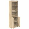 vidaXL Highboard Sonoma Oak 50x35x180 cm Engineered Wood