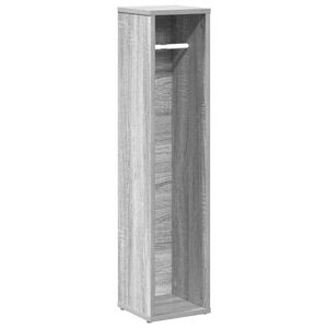 vidaXL Bathroom Cabinet with Roll Holder Grey Sonoma 20.5x20x90 cm