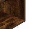 vidaXL Bedside Cabinet with Drawer Smoked Oak 35x34x66.5 cm