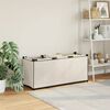 vidaXL Storage Box Cream 105x34.5x45 cm Fabric
