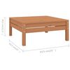 vidaXL 10 Piece Garden Lounge Set Solid Wood Pine Honey Brown