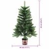 vidaXL Christmas Tree with 150 LEDs with Stand Green 65 cm PE