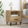 vidaXL Bedside Cabinet Artisan Oak 40 x 35 x 47.5 cm Engineered Wood