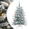 vidaXL Artificial Hinged Christmas Tree White 120 cm PE and PVC