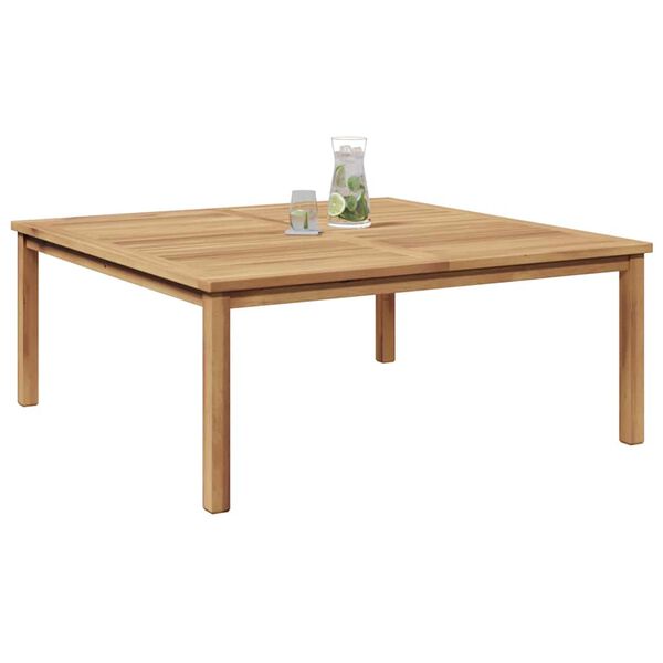 vidaXL Coffee Table Brown 110 x 110 x 45 cm Solid Teak Wood