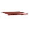 vidaXL Retractable Awning Orange and Brown 450 x 300 x 165 cm