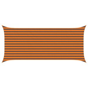 vidaXL Sun Shade Sail Orange and Brown 4,5 x 2 m 100% Polyester Oxford