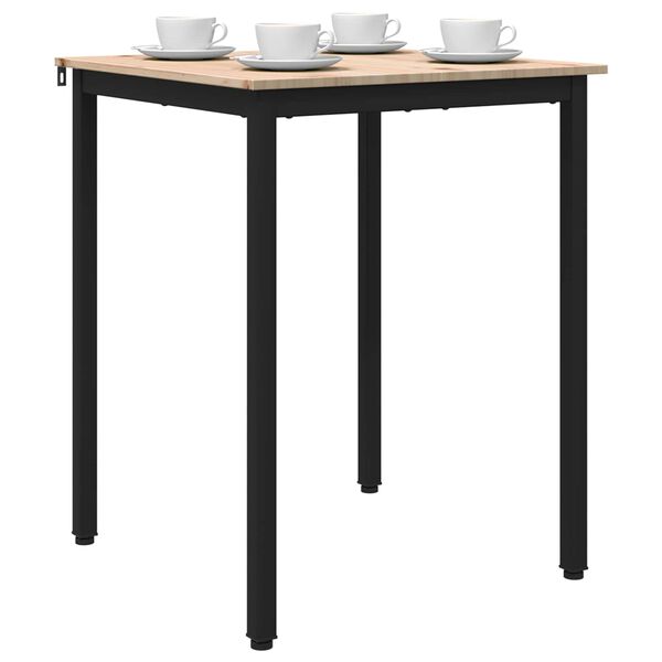 vidaXL Dining Table Natural 140 x 80 x 75 cm Solid Pine Wood