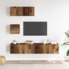 vidaXL 4 Piece TV Cabinet Set Wall-mounted Old Wood Engineered Wood