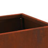vidaXL Fire Pit Brown 60 x 35 x 100 cm Weathering Steel