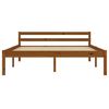 vidaXL Bed Frame without Mattress Honey Brown Solid Pine Wood 120x200cm