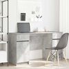 vidaXL Desk with Drawer Concrete grey 140 x 49 x 76 cm Engineered wood