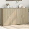 vidaXL Sideboards 2 pcs Sonoma Oak 60x31x70 cm Engineered Wood